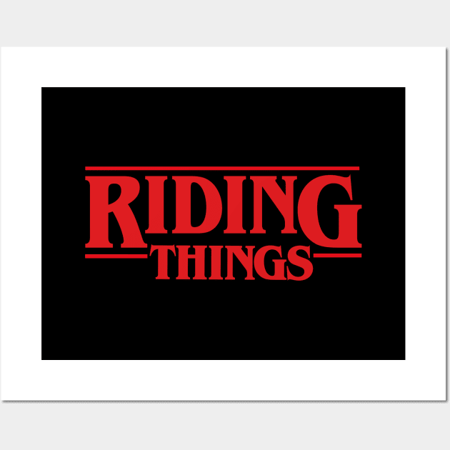 Riding Things 80's retro bike BMX Vintage Bicycle Wall Art by LaundryFactory